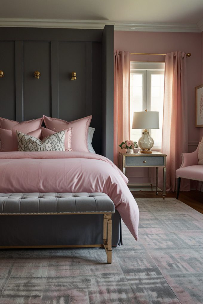 Pink and Gray for a Timeless Look