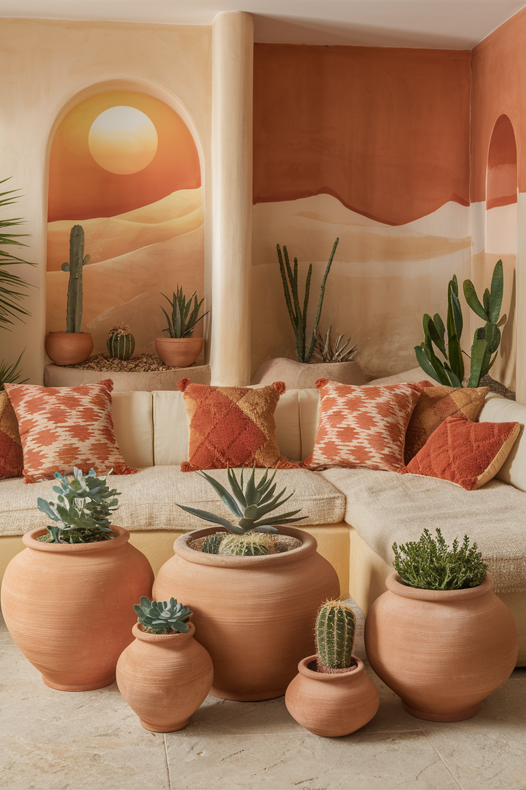 Desert-Inspired Calm Corner