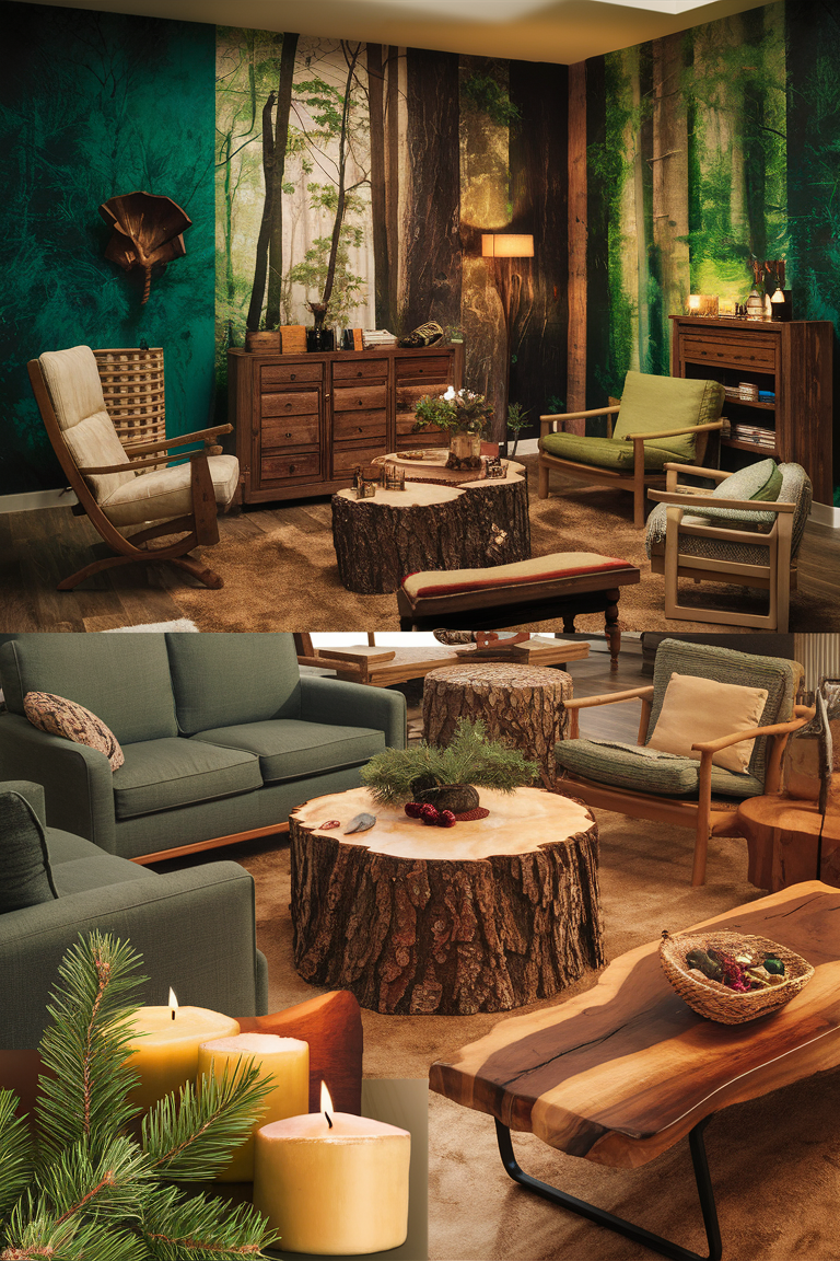 Forest Retreat Living Space