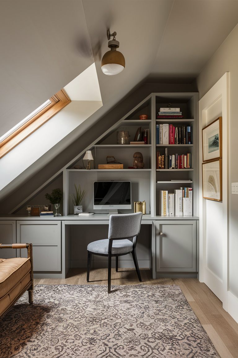 Under-Stairs Workspace