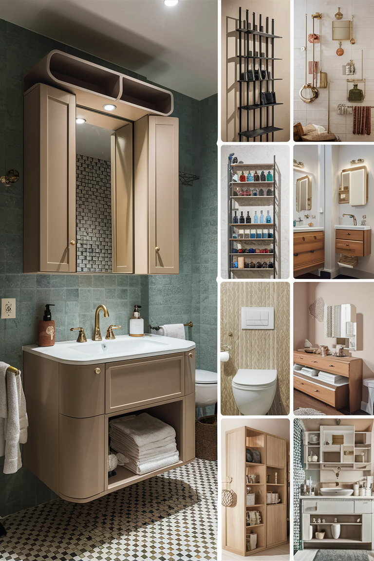 Use Space-Saving Tricks for Small Bathrooms