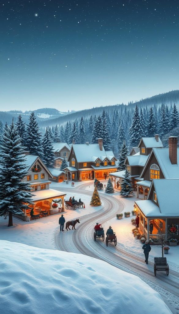 Creating a Farmhouse Christmas Village