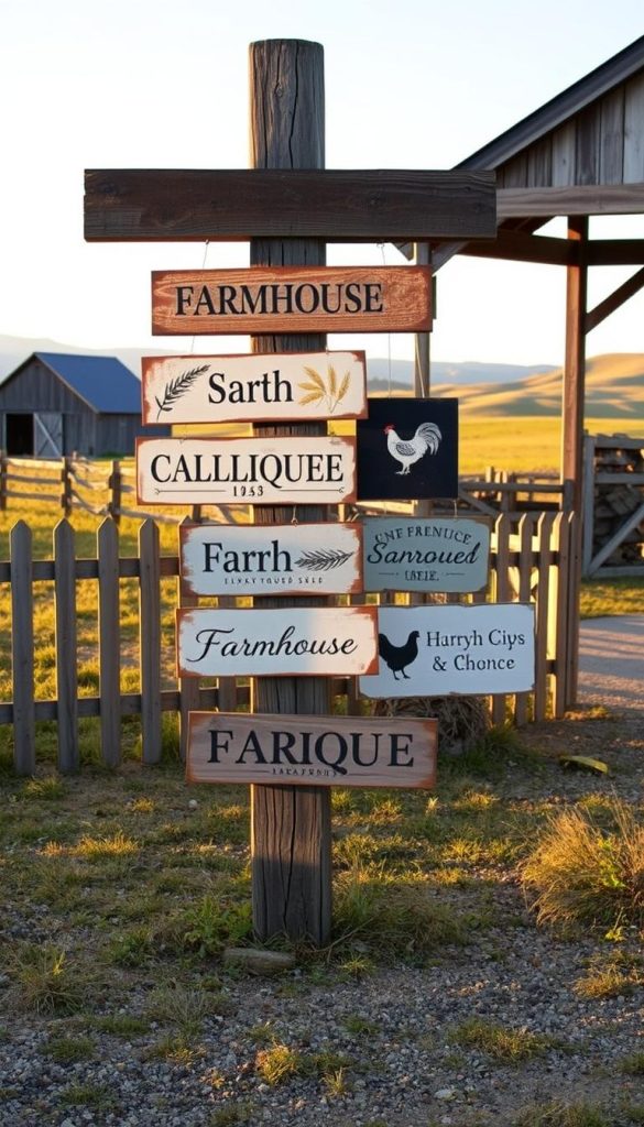 Incorporating Farmhouse Signs in Your Decor