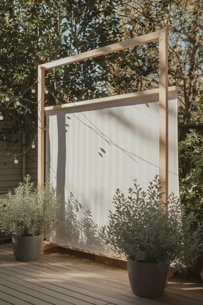 Fabric and Frame Screen