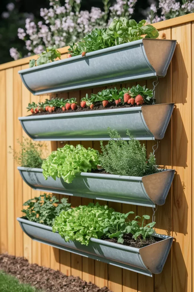 Hanging Gutter Gardens