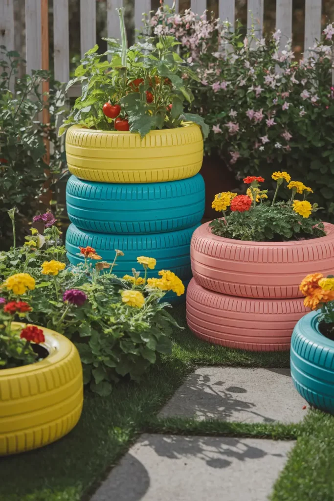 Tire Planters