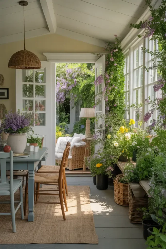 Cottage Garden Indoor-Outdoor Connections