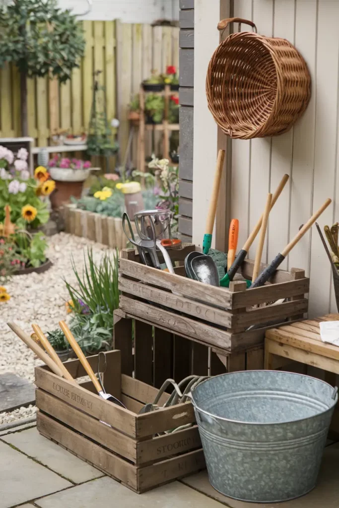 Cottage Garden Tool Storage